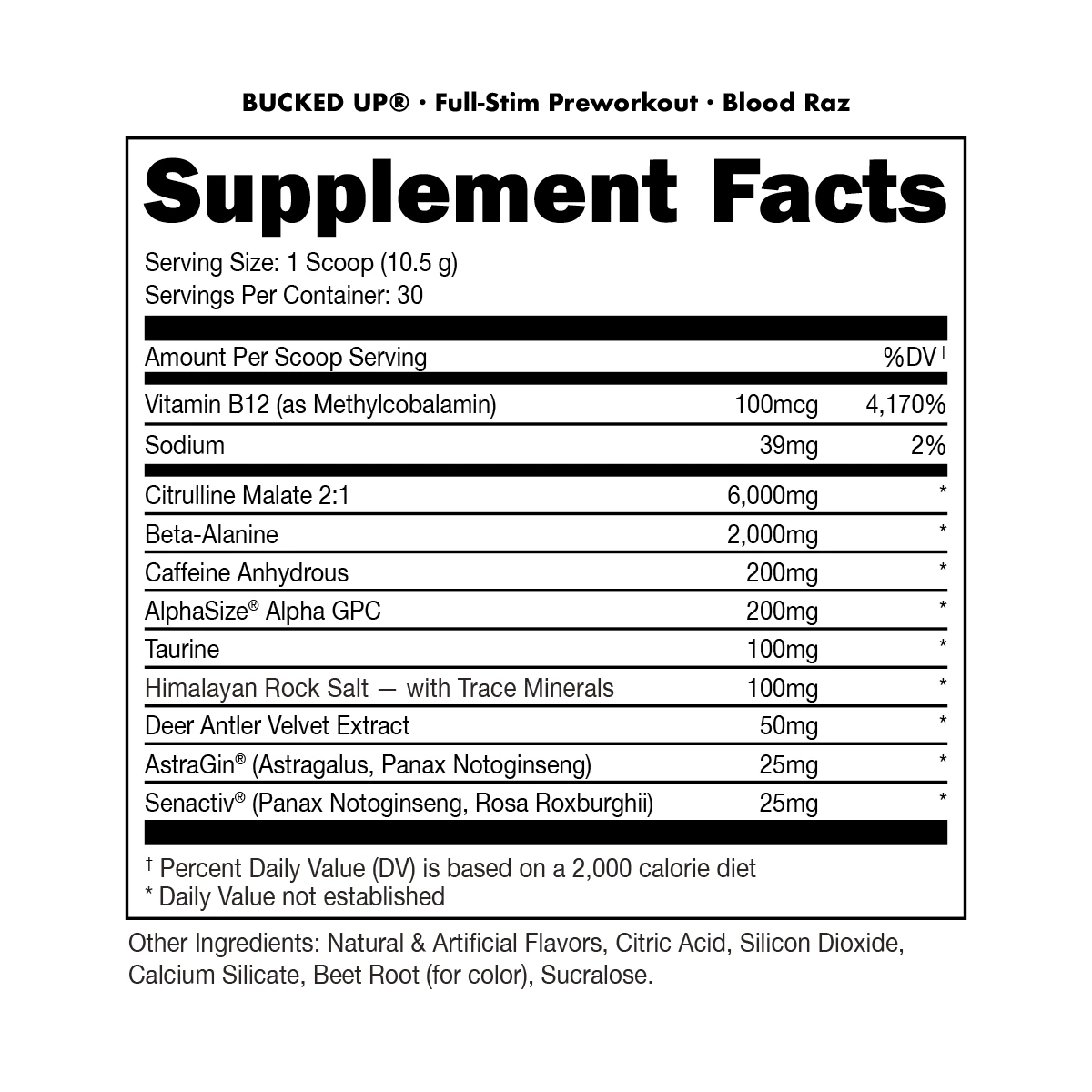 Bucked Up: Pre Workout