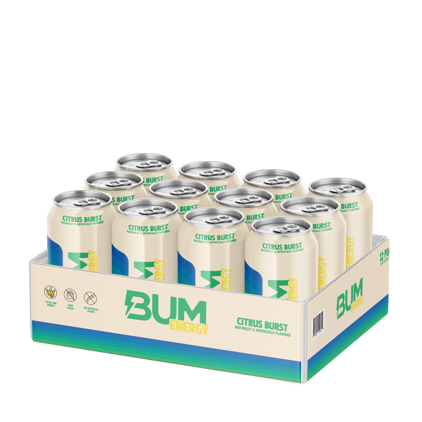 BUM ENERGY DRINK 12oz (12-pack)