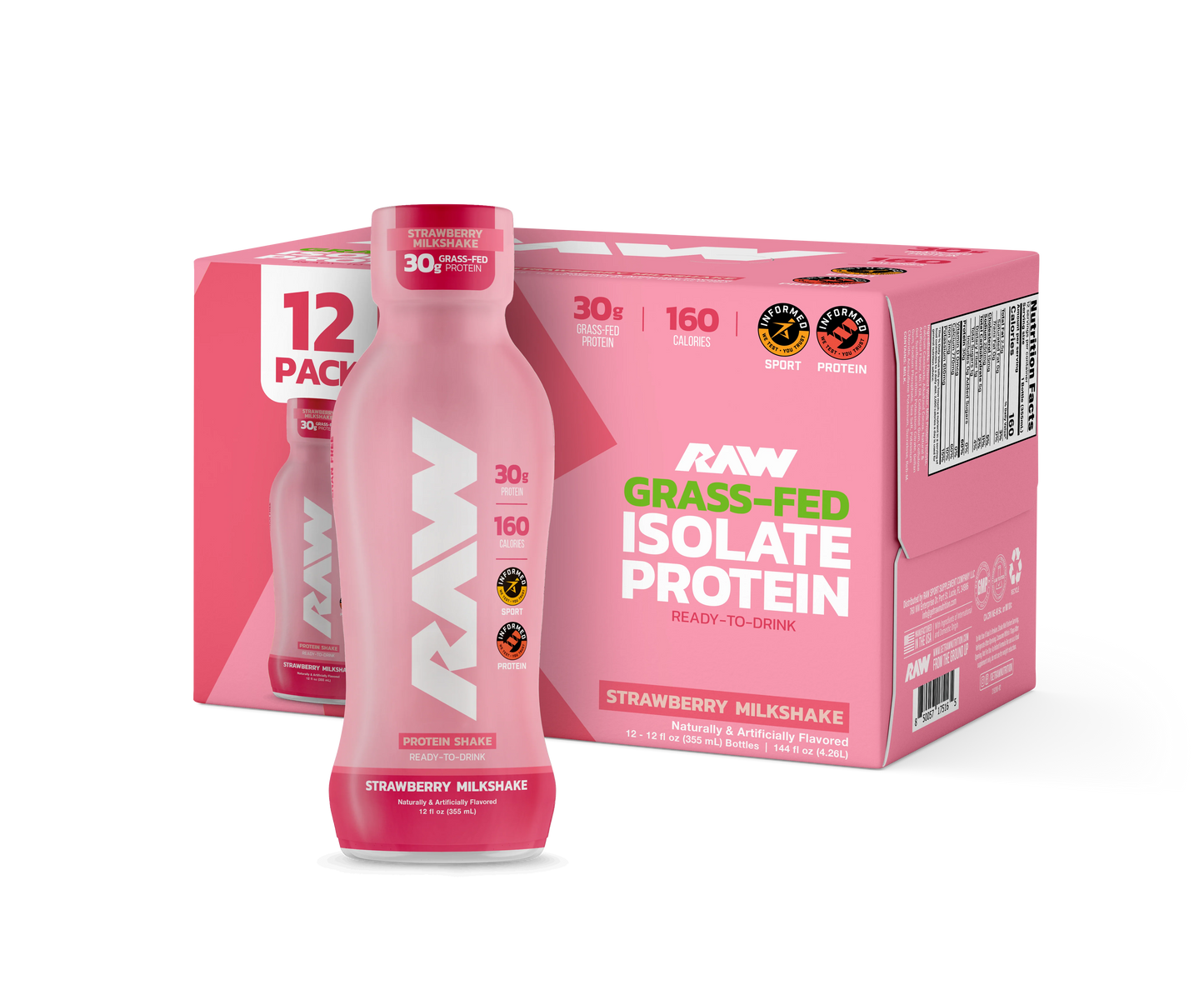 Raw: Protein Isolate RTD (12 Pack)
